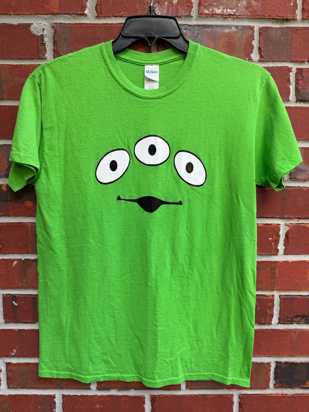 Gildan Toy Story Alien Bright Green Unisex Medium Short Sleeve T-Shirt F9